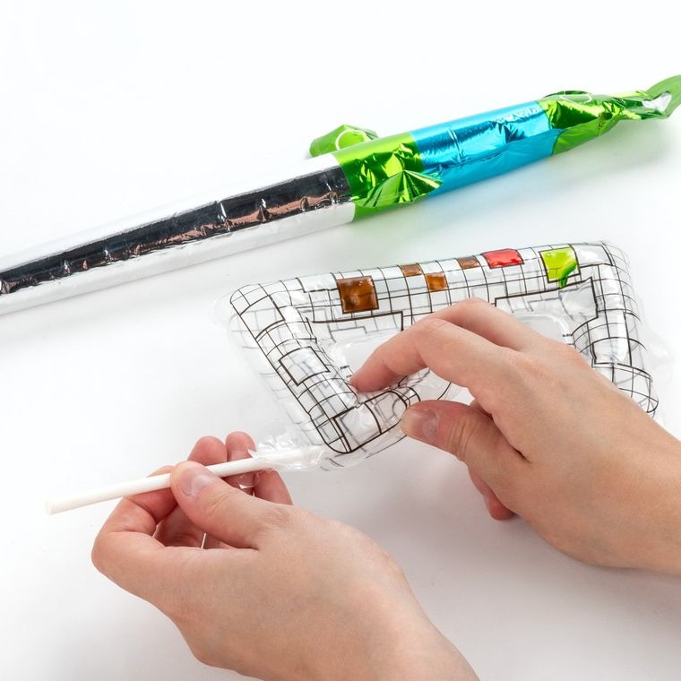 Kidea, Game, maska i miecz 3D, zestaw kreatywny