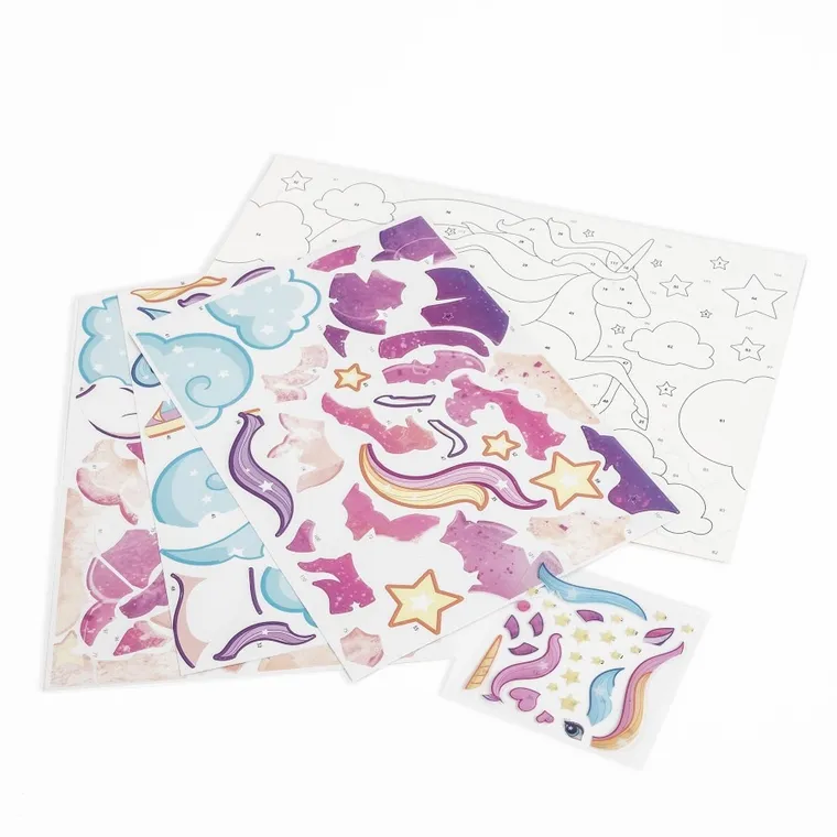 Kidea, Jednorożec, wyklejanka po numerach