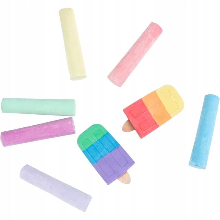 Kidea, kreda jumbo, summer, 8 elementów