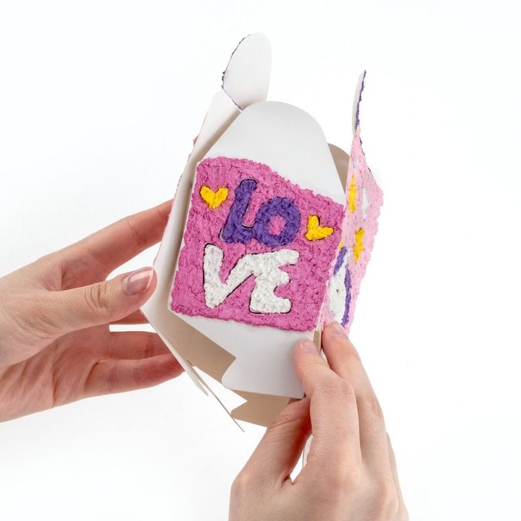 Kidea, Kreowanie po numerach, Szkatułka serce, zestaw kreatywny