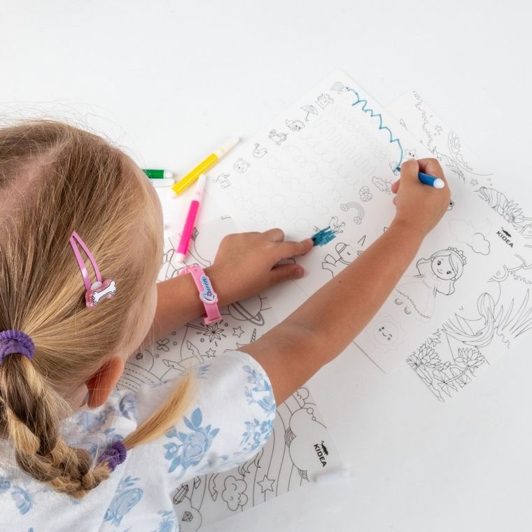 Kidea, Księżniczki, Interaktywna teczka, zestaw kreatywny