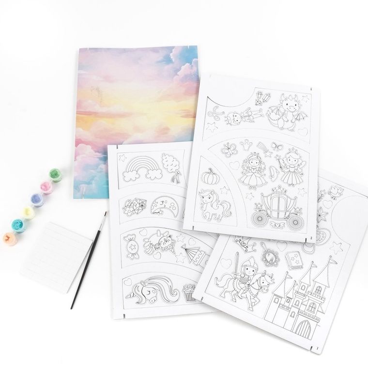 Kidea, Magiczny świat, obraz 3D, zestaw do malowania