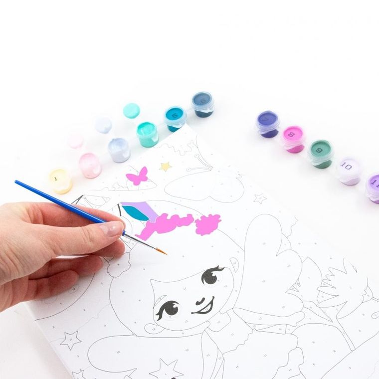 Kidea, malowanie po numerach, magic