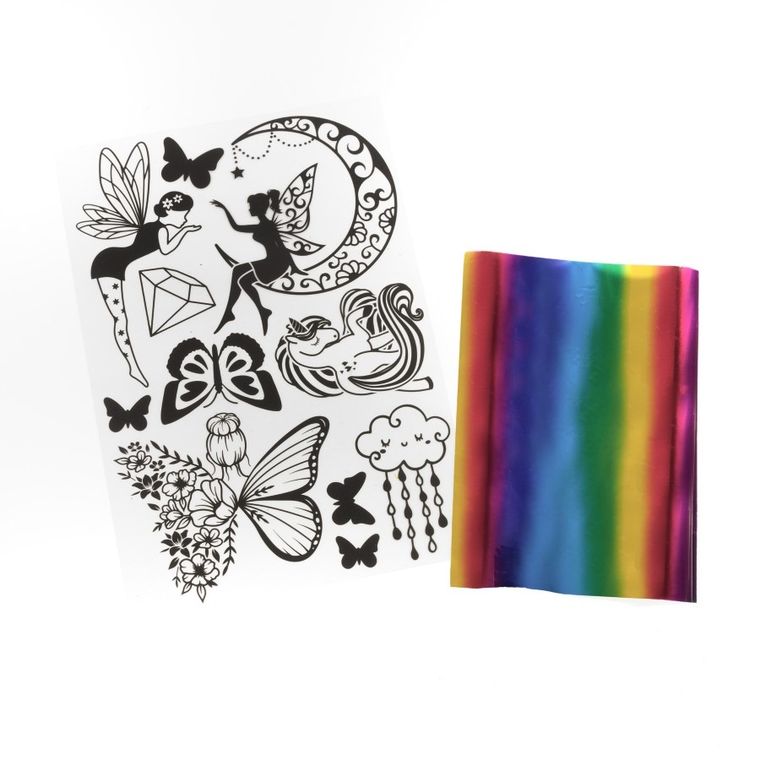 Kidea, Metallic Art Magic, klejowe szablony