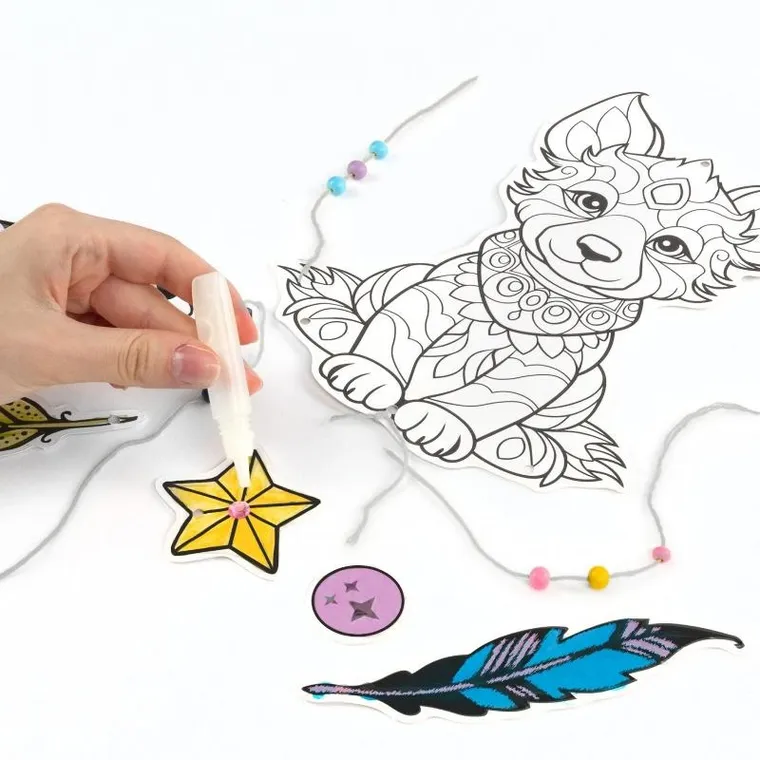 Kidea, Mistyczny łapacz marzeń, świecący w ciemności, zestaw kreatywny