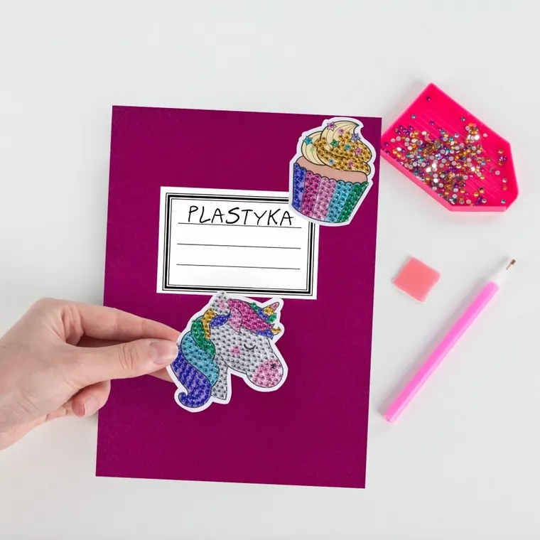 Kidea, naklejki diamentowe, Magic