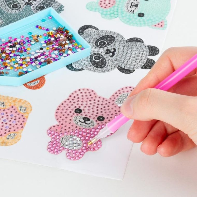 Kidea, naklejki diamentowe, Wesołe Zwierzęta