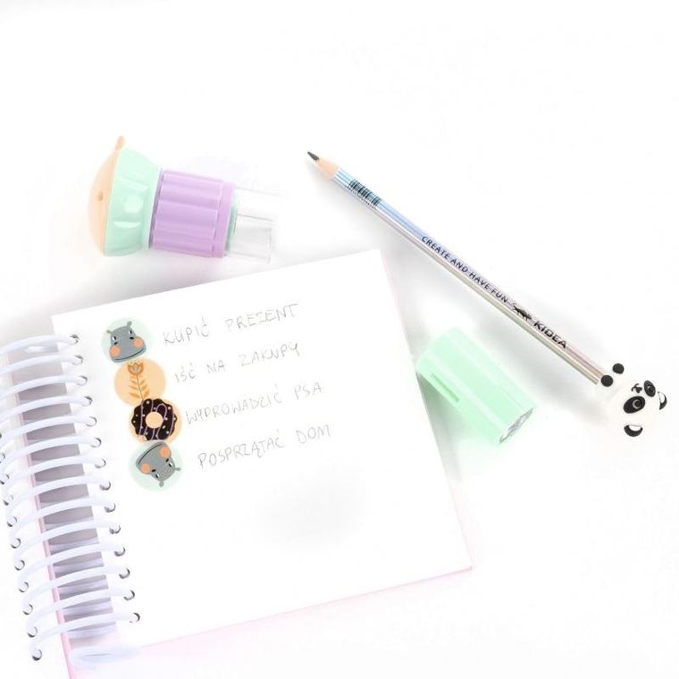 Kidea, naklejkowy stempel, zwierzęta