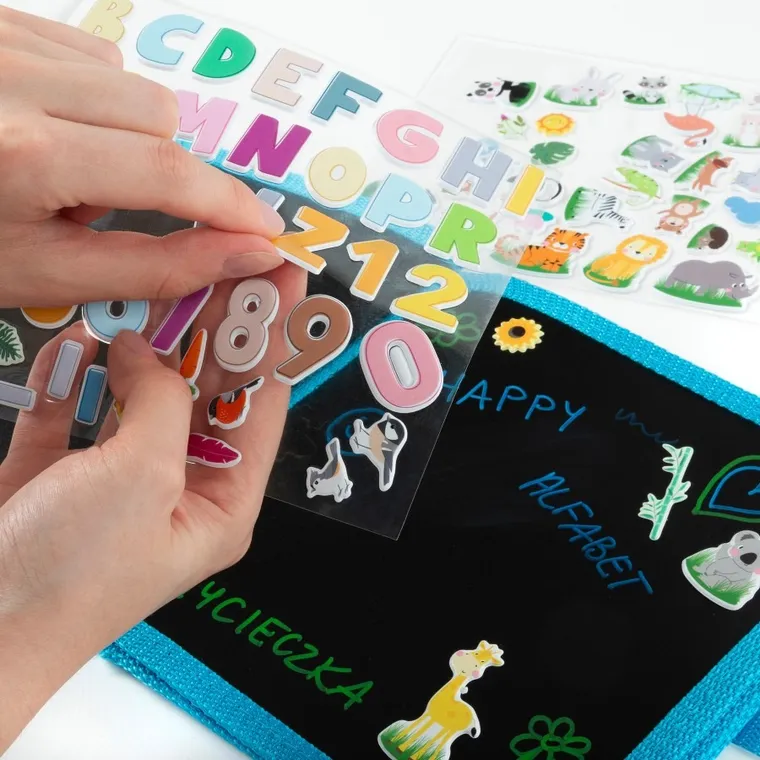 Kidea, podróżny zeszyt zabaw, zestaw kreatywny