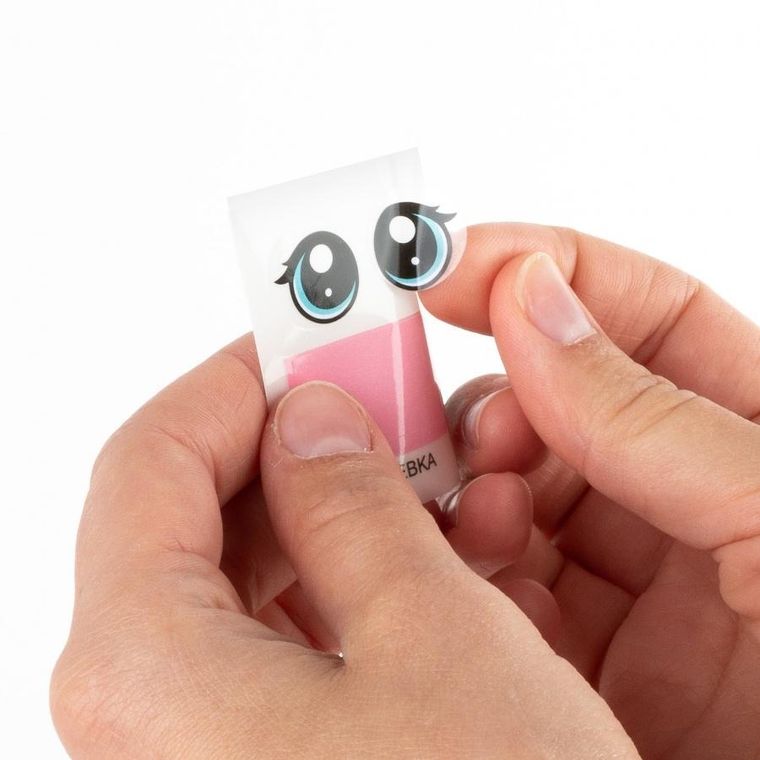 Kidea, Snapets, klocki, biały jednorożec, 114 elementów