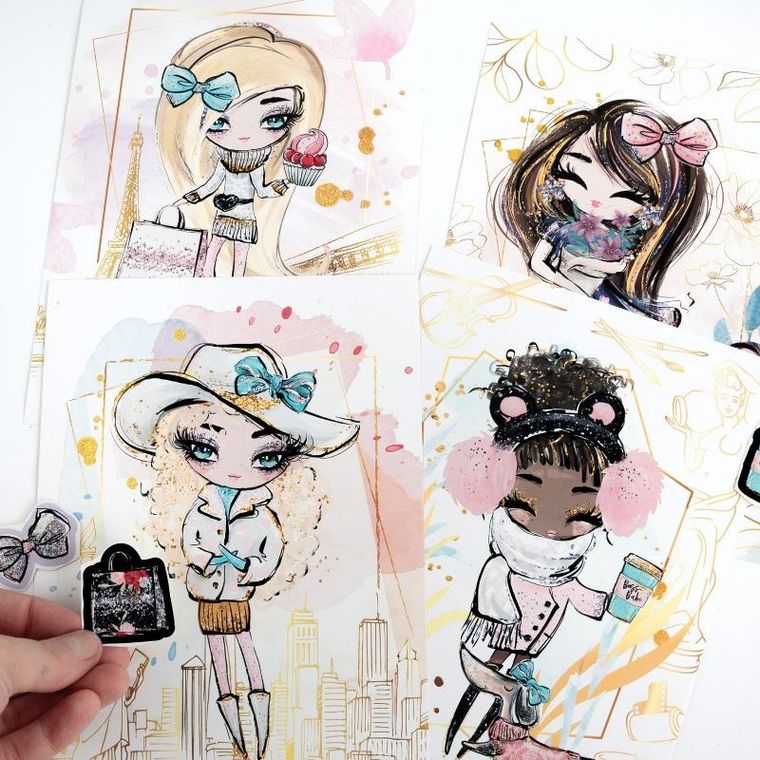 Kidea, stwórz własną księżniczkę, zestaw kreatywny