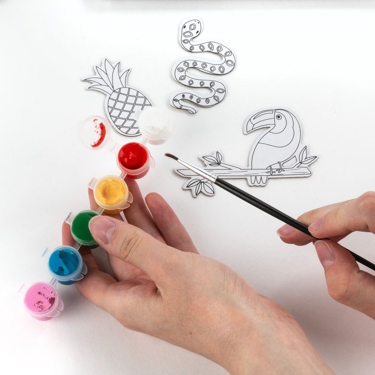 Kidea, Tajemnice tropików, obraz 3D, zestaw do malowania