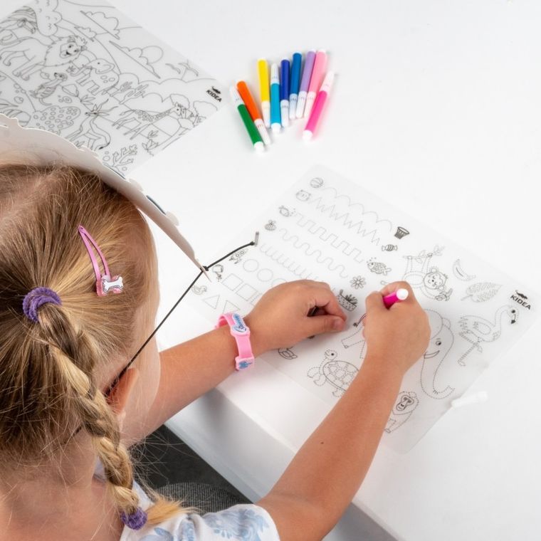 Kidea, Zwierzaki, Interaktywna teczka, zestaw kreatywny