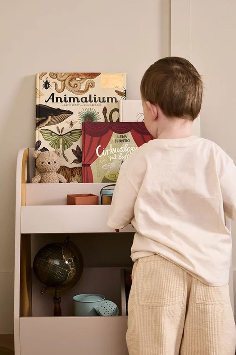 Kid's Concept, Star, regał na książki, grey mustard