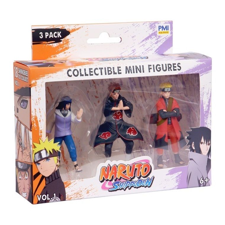 Kids World, Naruto, Shippuden, figurka kolekcjonerska, 3 szt.