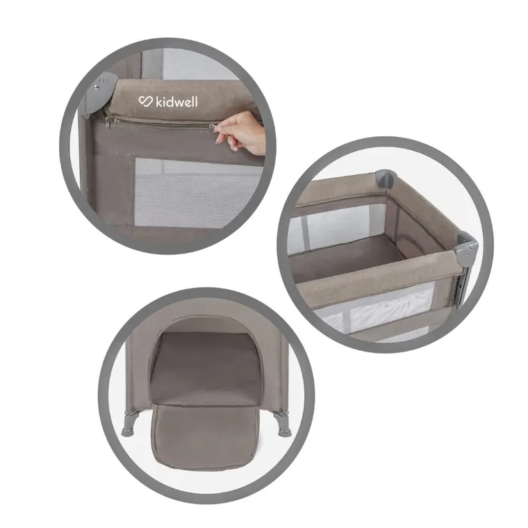 Kidwell, Blissy Lift, łóżeczko turystyczne, Beige