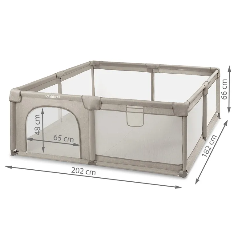 Kidwell, Fanko, kojec, beige, 180-200 cm