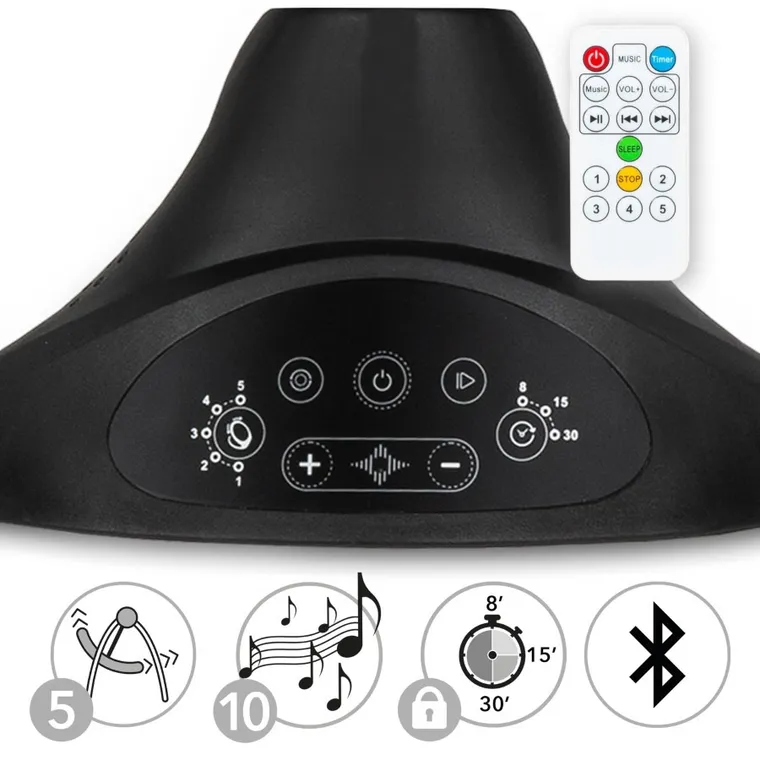 Kidwell, Luxi, bujaczek leżaczek 2w1, elektryczny, dark melange/black