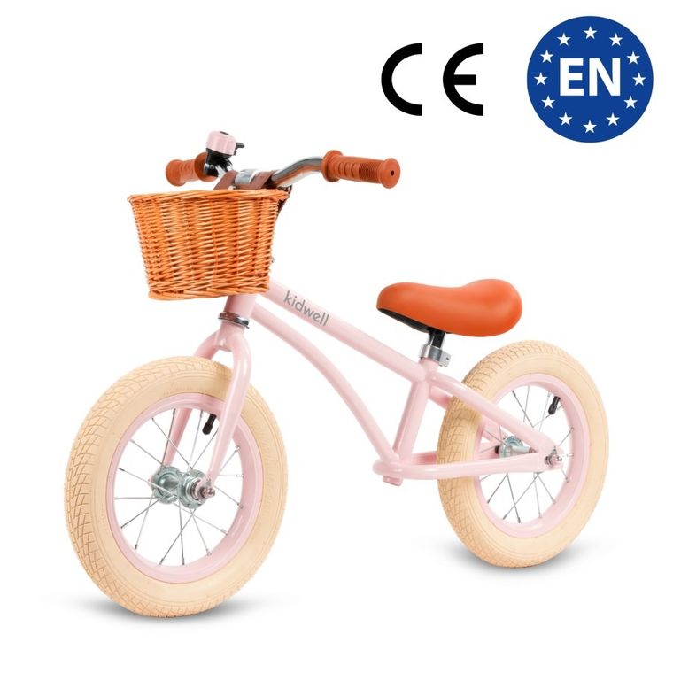 Kidwell, Rebel, rowerek biegowy, klasyczny różowy