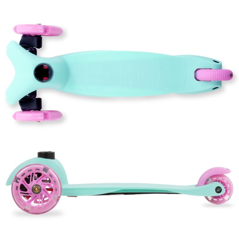 Kidwell, Uno, hulajnoga 3-kołowa LED, balansowa, mint