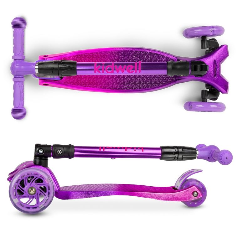 Kidwell, Vento, hulajnoga 3-kołowa, balansowa, fioletowa