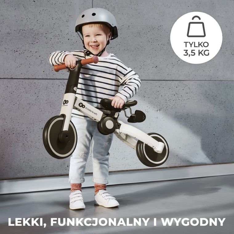 Kinderkraft, 4Trike, rowerek trójkołowy, Black Volt