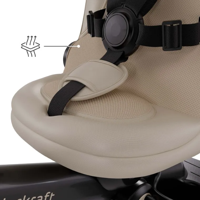 Kinderkraft, Aveo 2 Plus, rowerek trójkołowy 6w1, Beige