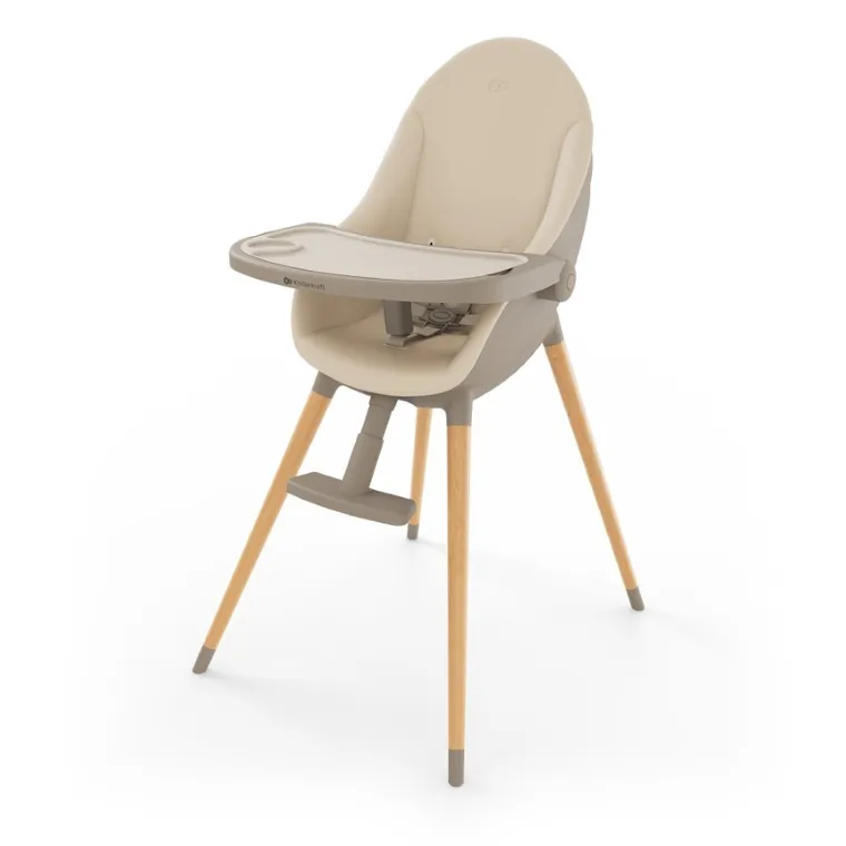 Kinderkraft, Fini Up, krzesełko do karmienia, 2w1, beż
