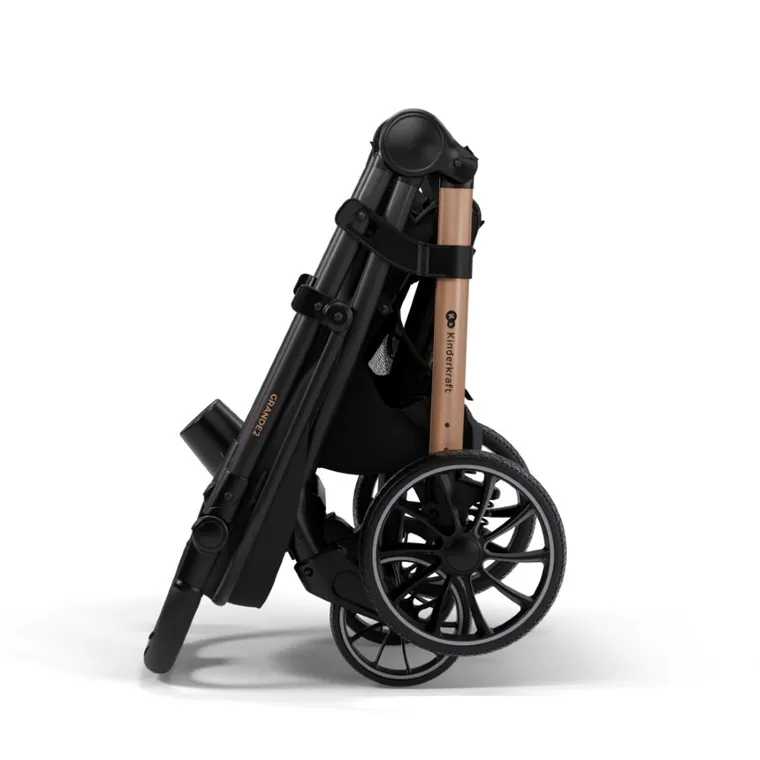 Kinderkraft, Grande 2, wózek spacerowy, midnight black