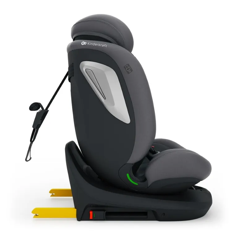 Kinderkraft, I-Grow 2 Plus, fotelik samochodowy, i-Size, grey, 40-150 cm