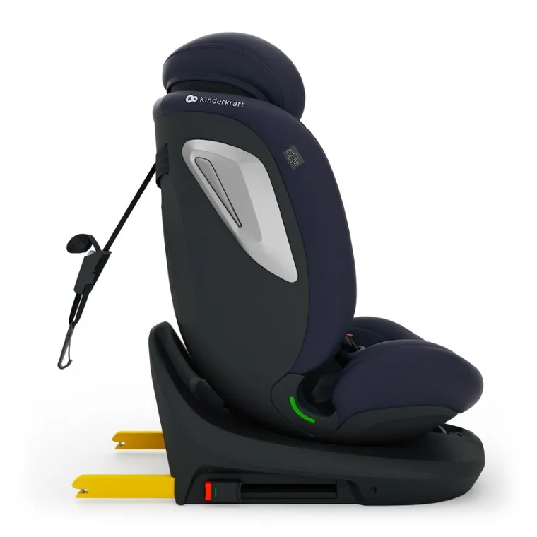 Kinderkraft, I-Grow 2 Plus, fotelik samochodowy, i-Size, navy, 40-150 cm