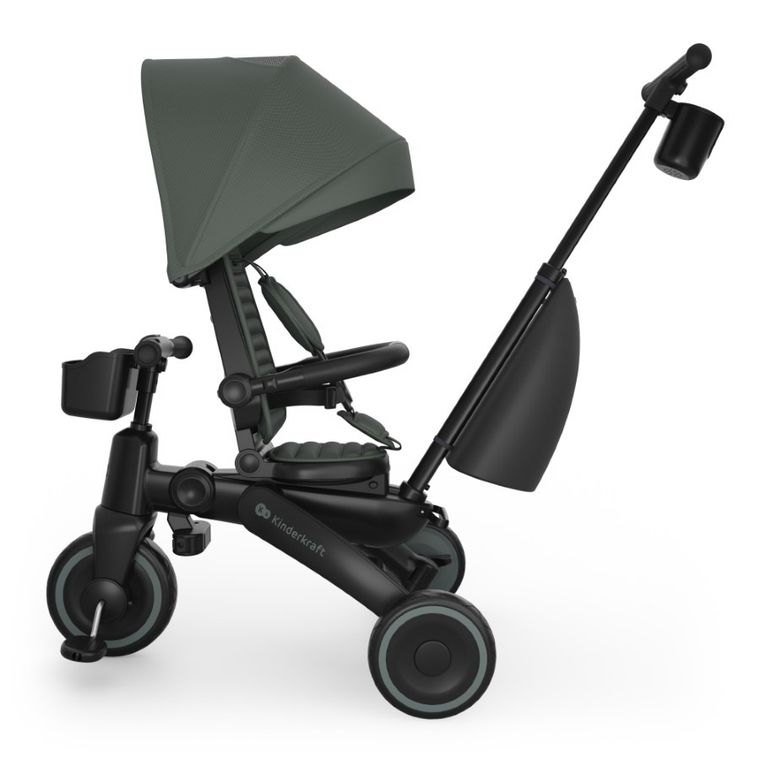 Kinderkraft, Jazz 3, rowerek trójkołowy 6w1, Green