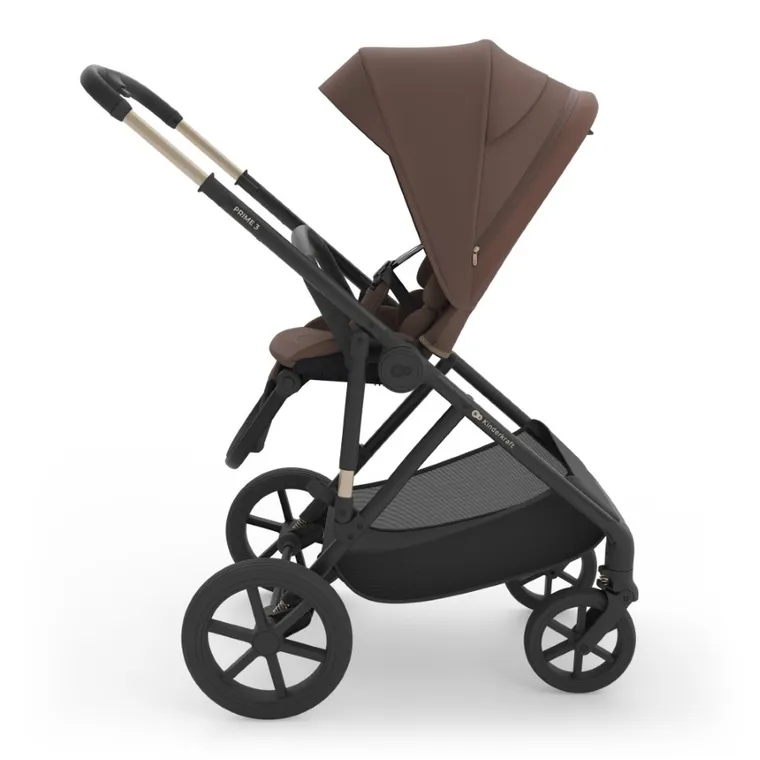 Kinderkraft, Prime 3, wózek wielofunkcyjny, 3w1, velvet mocca