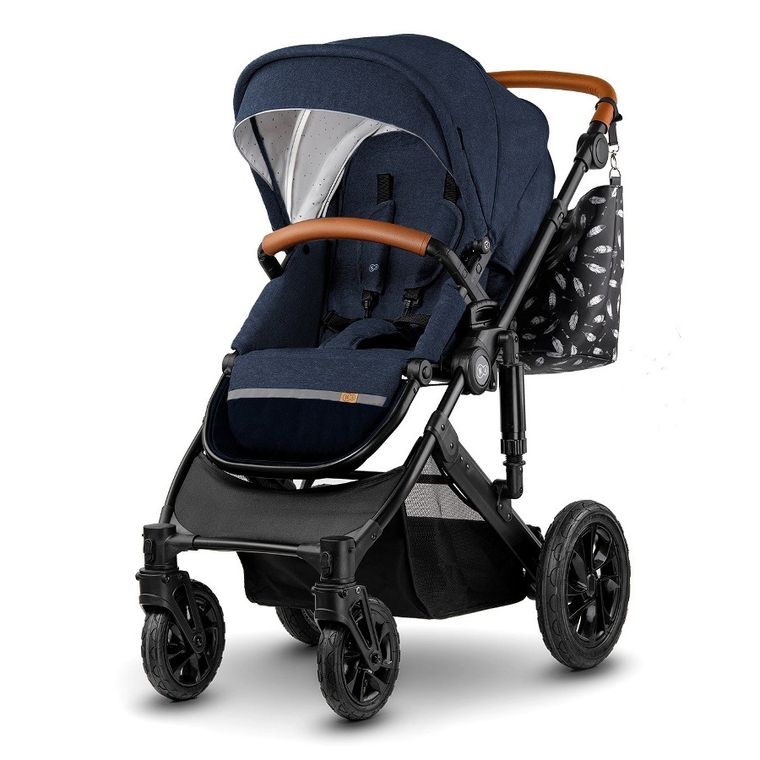 Kinderkraft, Prime, wózek wielofunkcyjny 3w1, Deep Navy