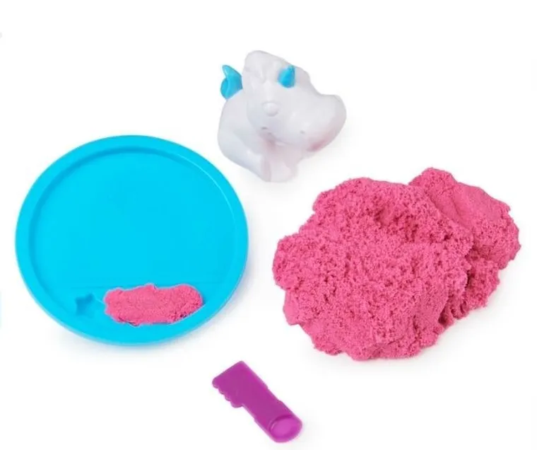 Kinetic Sand, Niespodzianka, piasek kinetyczny, zestaw z figurką niespodzianką