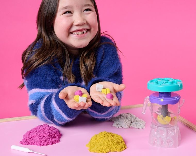 Kinetic Sand, Smoothie Blender, piasek kinetyczny z akcesoriami