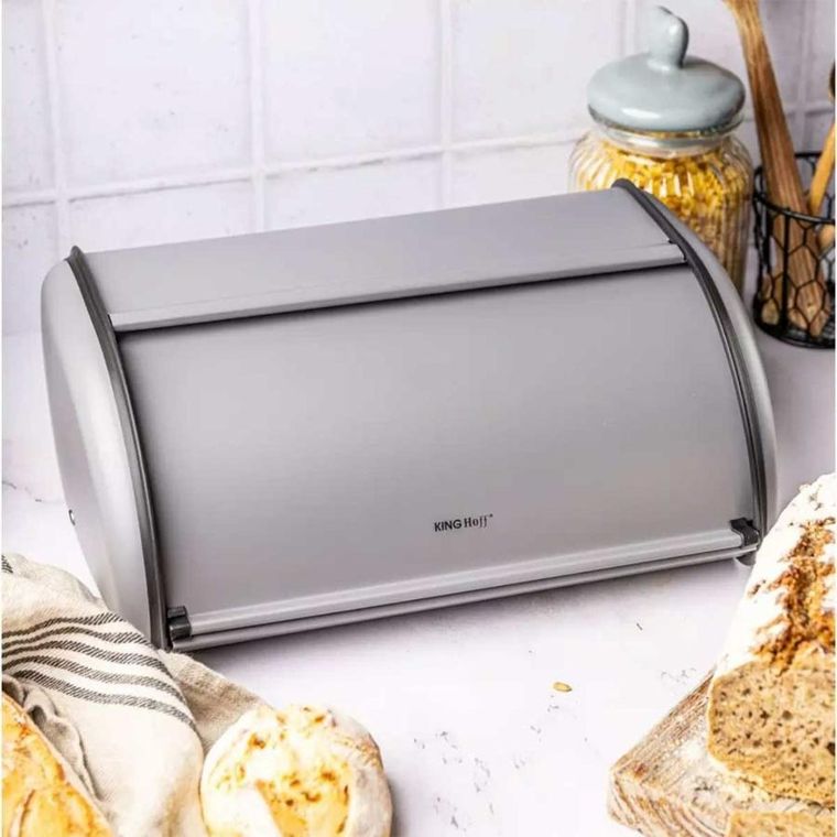 Kinghoff, chlebak stalowy, szary