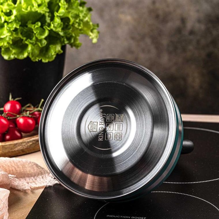 Kinghoff, czajnik, 1.8l z gwizdkiem, zielony