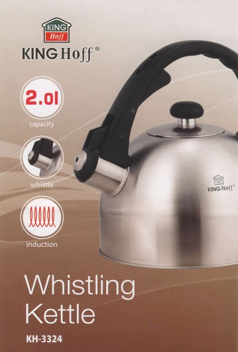 Kinghoff, czajnik stalowy, 1.5l