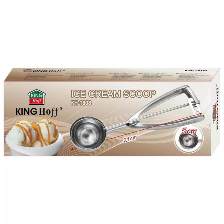 Kinghoff, łyżka do nabierania lodów, 5 cm, KH-1808