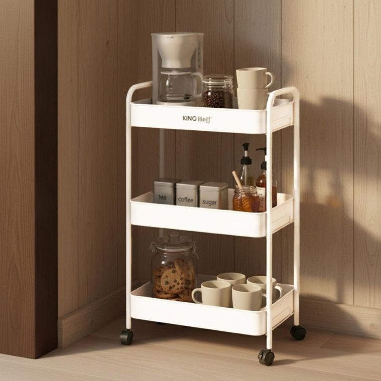 Kinghoff, mobilny barek, regał wielofunkcyjny, kh-1942