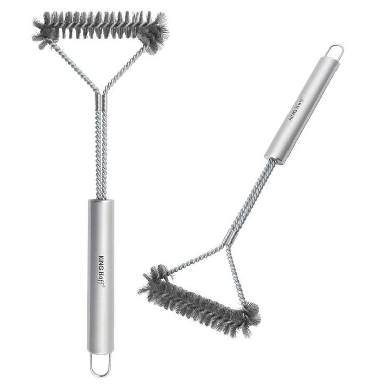 Kinghoff, szczotka do czyszczenia rusztu, grilla, stalowa, KH-1915