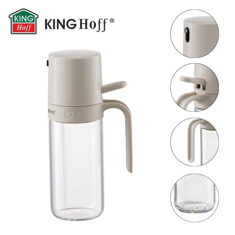 Kinghoff, szklany rozpylacz do octu i oliwy, 250 ml, kh-2005