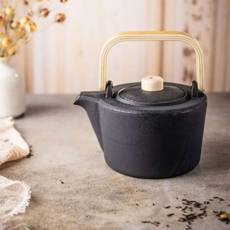 Kinghoff, zaparzacz żeliwny dzbanek z filtrem, 1.3l