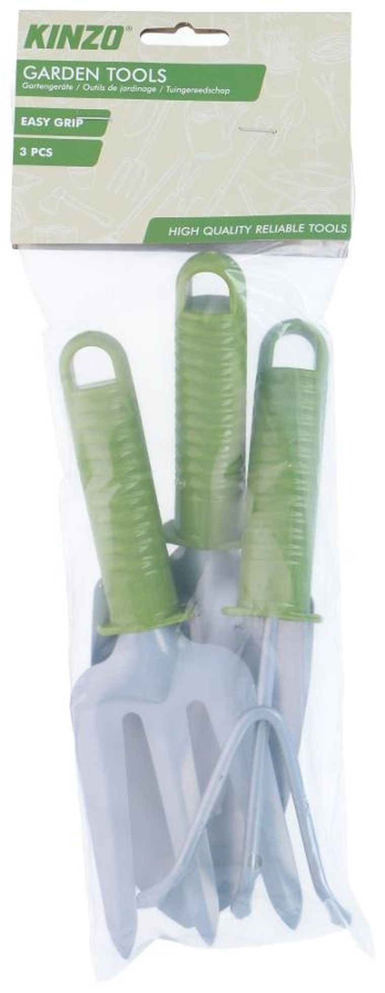 Kinzo, zestaw narzędzi ogrodowych, 3 szt.