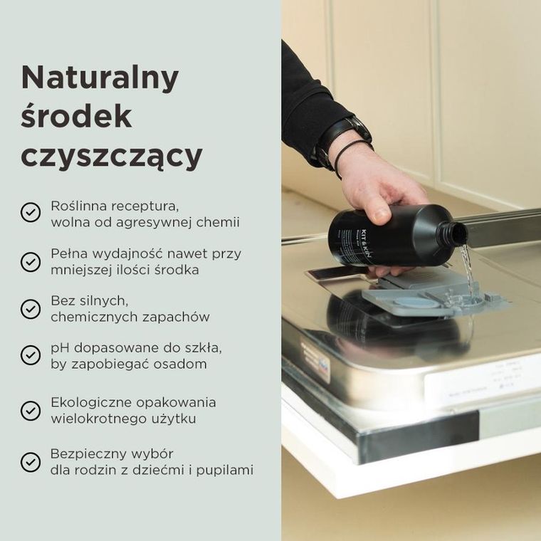 Kit & Kin, naturalny nabłyszczacz do zmywarki, 500 ml