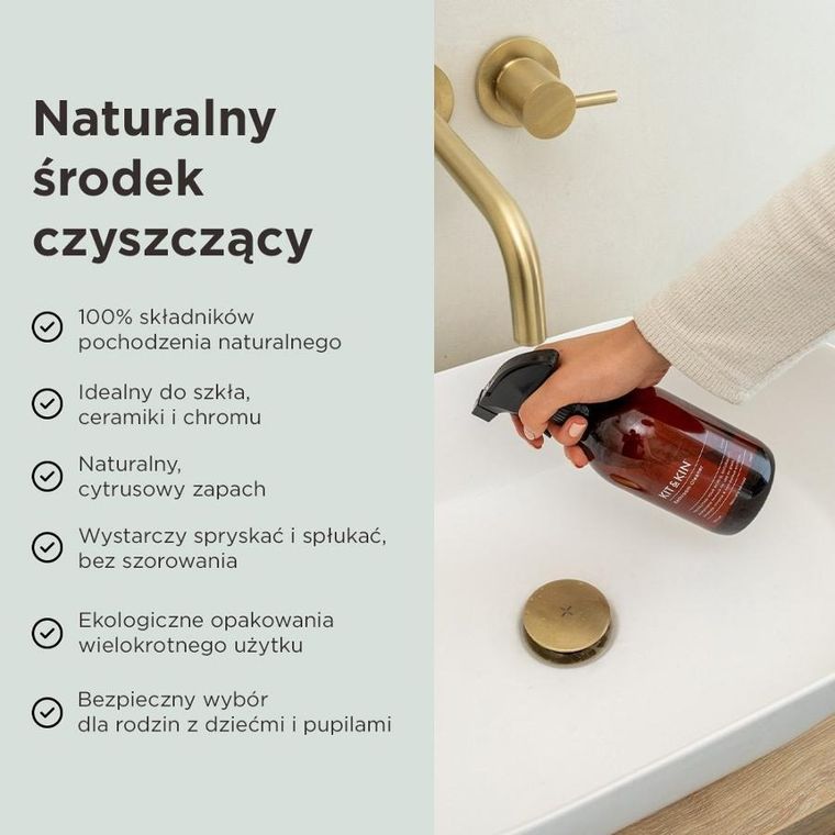 Kit & Kin, naturalny środek do czyszczenia łazienki, o zapachu cytrusów, 500 ml