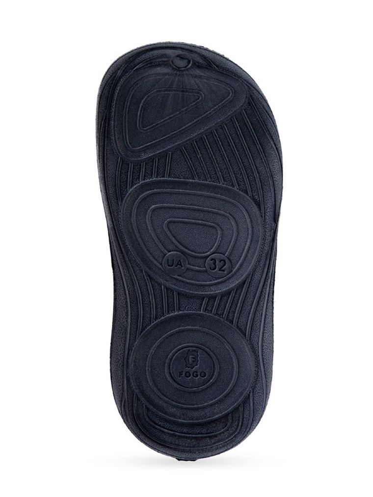 Klapki chłopięce, szare, Realpaks Fogo