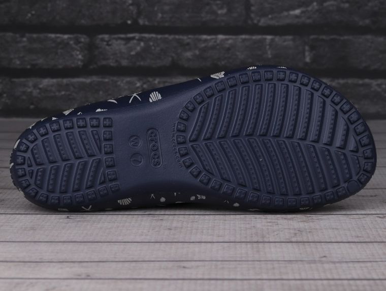 Klapki damskie, granatowe, Crocs Kadee II