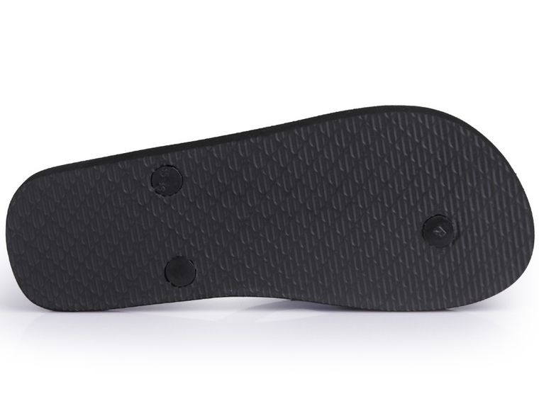 Klapki damskie, japonki, czarno-różowe, Fila Troy